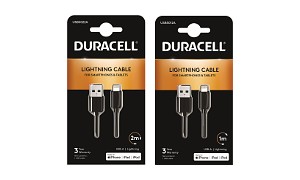 Duracell 1m+2m Cavo da USB-A a Lightning