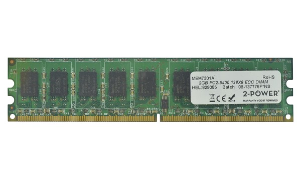 2GB PC2-6400 800MHz ECC UDIMM