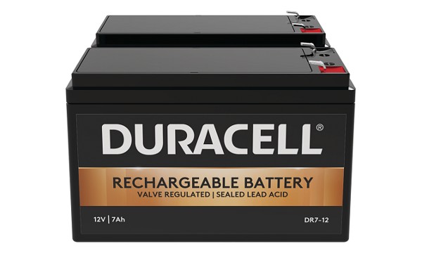 Kit batteria Duracell Dual 12V 7Ah