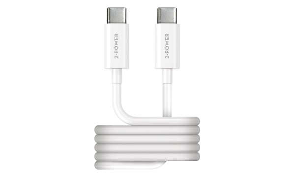 100W 2-Power 1M USB-C to USB-C Cable