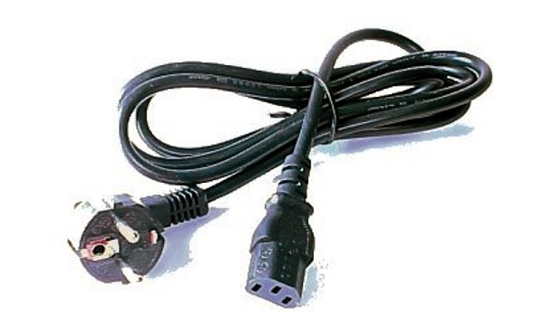 IEC (Kettle) Lead with EU 2 Pin Plug