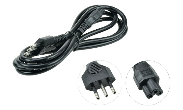 Italian 3 Pin C5 (Cloverleaf) Power Cord