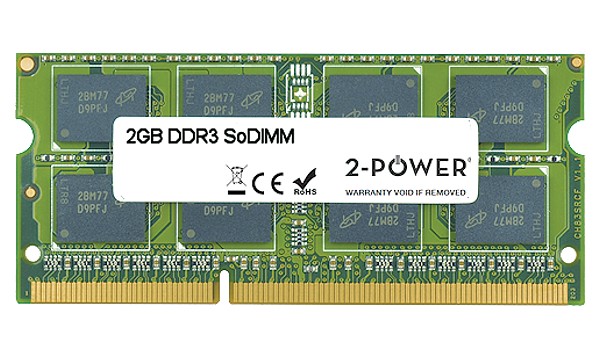 Inspiron Mini 10 1010 2GB DDR3 1333MHz SoDIMM