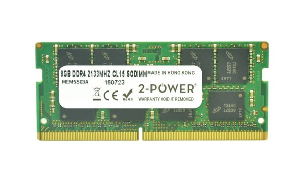 17-x121ng 8GB DDR4 2133MHz CL15 SoDIMM