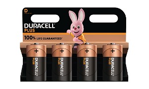 Duracell Plus Power Tipo D (Confezione da 4)