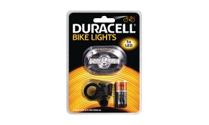 Luce anteriore Duracell 5 LED per bicicletta