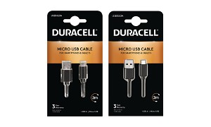 Duracell 1m+2m Cavo da USB-A a Micro USB