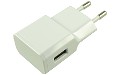2A Single Port USB Charger (EU) - White